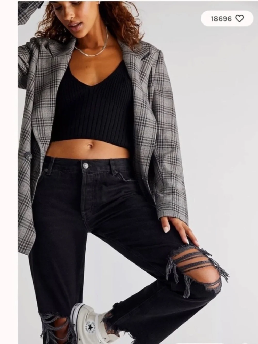 Free People Maggie Mid-Rise Straight-Leg Jeans